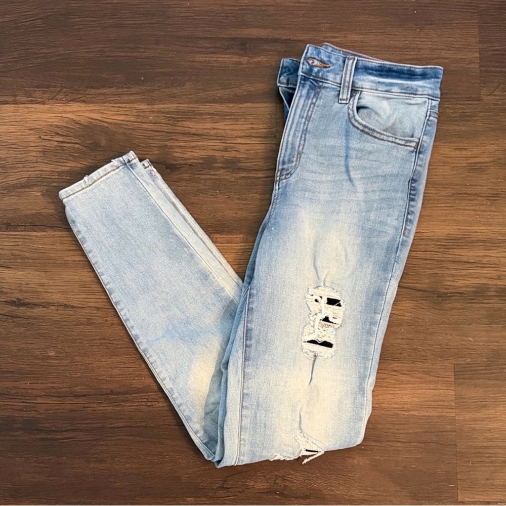 SO Light Blue High-Rise Skinny Jeans